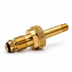 BS341 No.38 (NEVOC ISO 5145) hand-tight cylinder connector, brass