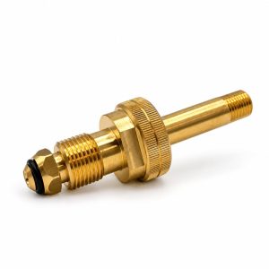 BS341 No.4 hand-tight cylinder connector, brass